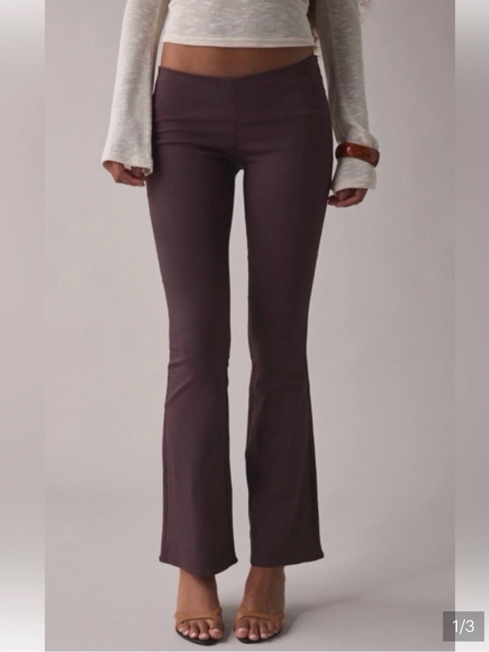 Kimchi & blue Hailey stretch pull on low rise flare